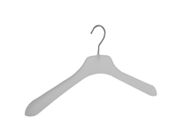 Mantel/kostuumhanger brede sch 25mm,42cm