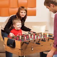 3 in 1 Multifunctionele Speeltafel Tafelvoetbal met Tafelvoetbal & Biljart & Airhockey Kickertafel
