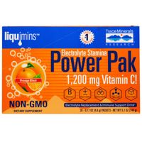Electrolyte Stamina, Power Pak, Orange Blast (30 Packets, 4.8 g Each) - Trace Minerals Research