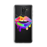 Lip Palette: Samsung Galaxy J8 (2018) Transparant Hoesje - thumbnail