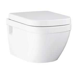 Grohe Euro Ceramic wandcloset - 54cm - spoelrandloos - met zitting - glans wit 39703000