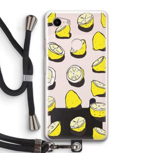 When Life Gives You Lemons...: Pixel 3 Transparant Hoesje met koord