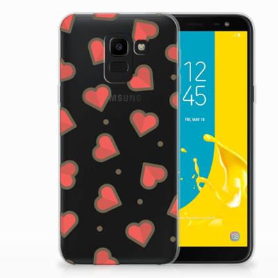 Samsung Galaxy J6 2018 | TPU bumper | Hearts