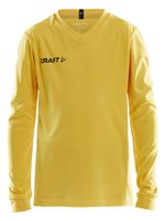 Craft 1906886 Squad Solid Jersey LS JR - Yellow - 134/140