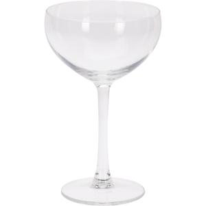 Champagneglazen - 4 stuks - glas - transparant - 240 ml