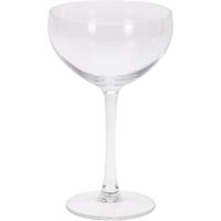 Champagneglazen - 4 stuks - glas - transparant - 240 ml