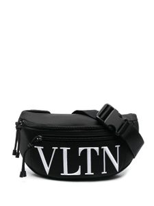 Valentino Garavani sac banane à logo VLTN brodé - Noir