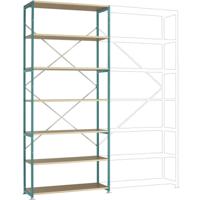 Manuflex RP1627.5021 Magazijnstelling basismodule (b x h x d) 1250 x 2000 x 500 mm Hout