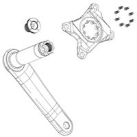 SRAM crank arm protection force xplr e1