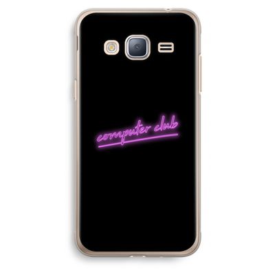 Vice Black: Samsung Galaxy J3 (2016) Transparant Hoesje