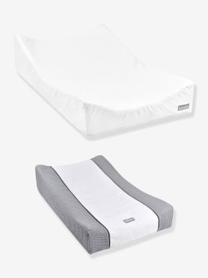 Verschoonmat + hoeslaken BEABA Sofalange Oekotex-gecertificeerd wit