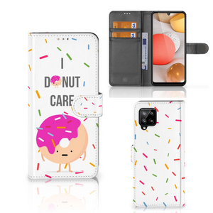 Samsung Galaxy A42 5G Book Cover Donut Roze