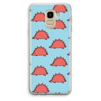 Dinosawrr: Samsung Galaxy J6 (2018) Transparant Hoesje