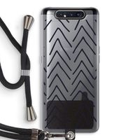 Marrakech Arrows: Samsung Galaxy A80 Transparant Hoesje met koord