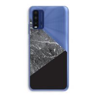 Combinatie marmer: Xiaomi Redmi 9T Transparant Hoesje Combinatie marmer: Xiaomi Redmi 9T Transparant Hoesje