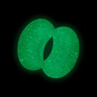 "Glow in the Dark" Double Flared Tunnel Silicone Tunnels & Plugs - thumbnail