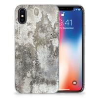 Apple iPhone X | Xs | TPU | Siliconen hoesje | Beton Print