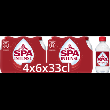 SPA INTENSE Bruisend Natuurlijk Mineraalwater 4 x 6 x 33 cl bij Jumbo