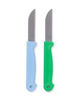 HEMA Aardappelmesje 2 Stuks Groen/blauw HEMA Aardappelmesje 2 Stuks Groen/blauw