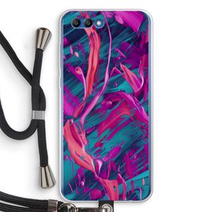 Pink Clouds: Honor 10 Transparant Hoesje met koord