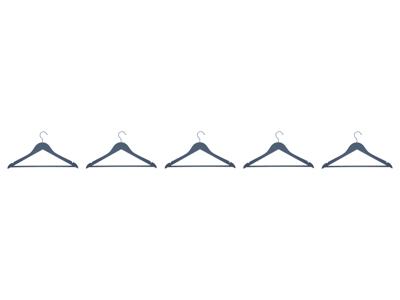 LIVARNO home Kledinghangers 5 stuks (Blauw)