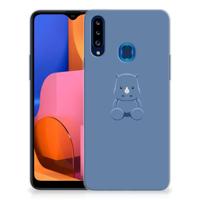 Samsung Galaxy A20s Telefoonhoesje met Naam Baby Rhino