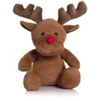 Pluche rendier knuffel van 30 cm - Bruin - Speelgoed knuffels
