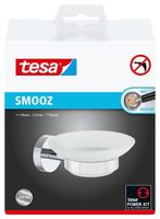 tesa SMOOZ 40324-00000-00 Zeepschaaltje Chroom (glanzend), Wit (gesatineerd) - thumbnail