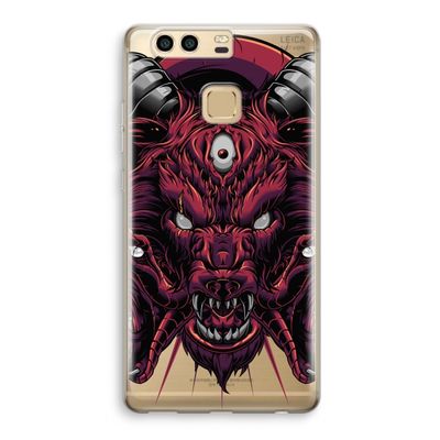 Hell Hound and Serpents: Huawei P9 Transparant Hoesje
