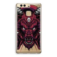 Hell Hound and Serpents: Huawei P9 Transparant Hoesje