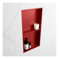 Wandnis Solid Surface Easy | In- en opbouw | 30x60x8 cm | 2 vakken | Fire