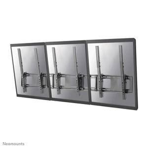 Neomounts NS-WMB300P BLACK wandsteun 3 flatscreens verticaal