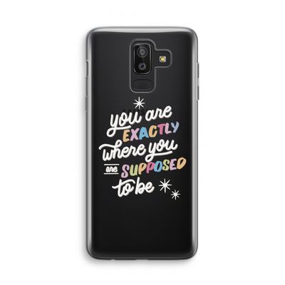Right Place: Samsung Galaxy J8 (2018) Transparant Hoesje