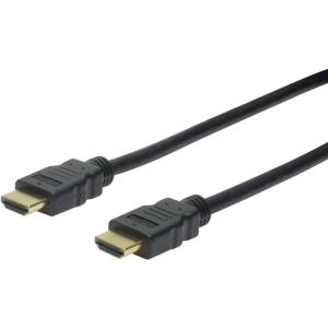 Digitus AK-330107-030-S HDMI-kabel HDMI Aansluitkabel HDMI-A-stekker, HDMI-A-stekker 3.00 m Zwart Audio Return Channel (ARC), Vergulde steekcontacten, Ultra