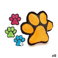 Kauwspeelgoed voor honden Mascow Blauw Groen Oranje Roze 7 x 22 x 22 cm Pootafdrukken (12 Stuks)