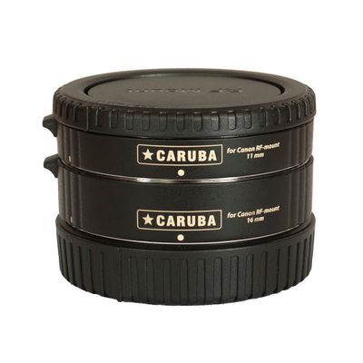 Caruba Extension Tube set Canon Chroom (type II) RF SERIE (voor Canon RF camera&apos;s)