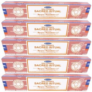 60 Nag Champa wierookstokjes Sacred Ritual 15 gram - Wierookstokjes