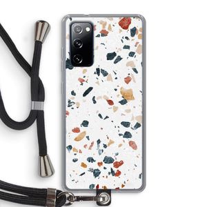 Terrazzo N°4: Samsung Galaxy S20 FE / S20 FE 5G Transparant Hoesje met koord
