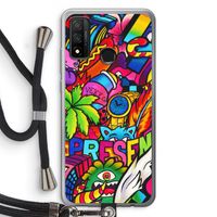 Represent: Huawei P Smart (2020) Transparant Hoesje met koord