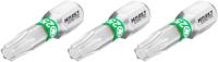 HAZET bitset "2223n" bit set 1/4", torx, t25 2223n-t25/3 3-piece