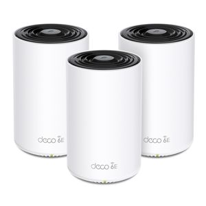 TP-Link Deco XE75 Pro (3-pack) Tri-band (2,4 GHz / 5 GHz / 6 GHz) Wi-Fi 6E (802.11ax) Wit Intern