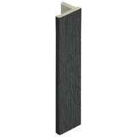 Eindprofiel 10 mm Zwartgrijs - Keralit (2836)