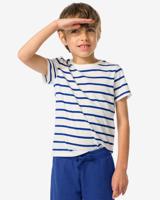 HEMA Kinder T-shirt Strepen Blauw (blauw) - thumbnail