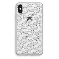 Zwanen: iPhone X Transparant Hoesje