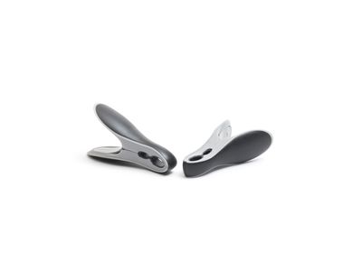 Brabantia wasknijpers set van 8 black - grey
