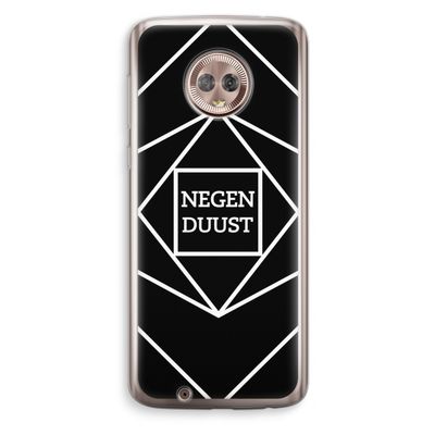 Negenduust geometrisch: Motorola Moto G6 Transparant Hoesje