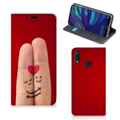 Huawei Y7 hoesje Y7 Pro (2019) Hippe | Standcase | Liefde - Origineel Romantisch Cadeau