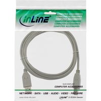 InLine 34555H USB-kabel 5 m USB A USB B Beige - thumbnail