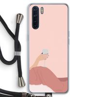 Wine: Oppo A91 Transparant Hoesje met koord