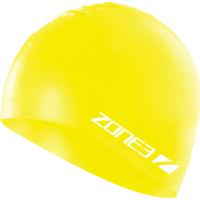 Zone3 Silicone swim cap geel